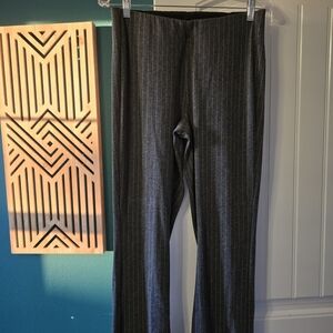 American Eagle Outfitters Gray Pinstripe Capris
